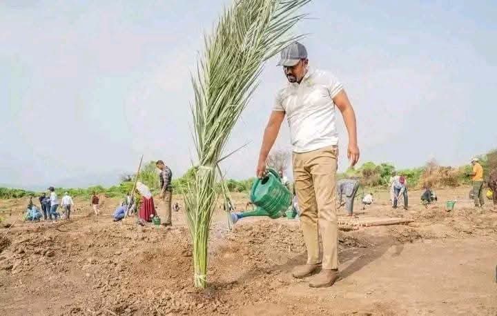 HameduInahaba's tweet photo. ~በብልፅግና ዘመን የክልሉመንግስት በአረንጓዴአሻራ ትውልድን ቀይሯል በተለይ የአፋር ክልል ፕሬዳንት የሆኑት ሀጂ አወል አርባ በቆራጥ አመራርነት በረሃ የነበረውን ክልል ዛሬ የለመለመች እና የለማች ፣የፍራፍሬ ኤክስፐርት መዳራሻ እንዲሆን አስችሏል https://t.co/JtCTT9TJje