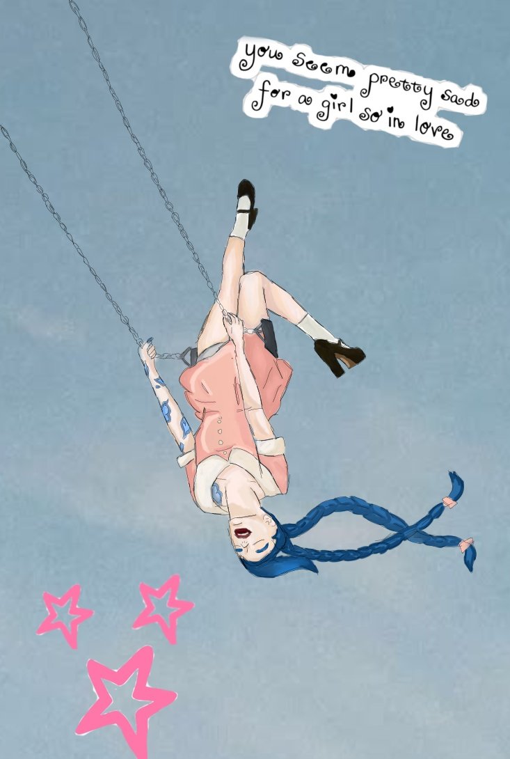 T1ra_Tar0ss's tweet photo. Realized I have freewill so I drew jinx as Olivia's new album cover :⁠-⁠D #jinx #oliviarodrigo https://t.co/HQ83dHFU9e