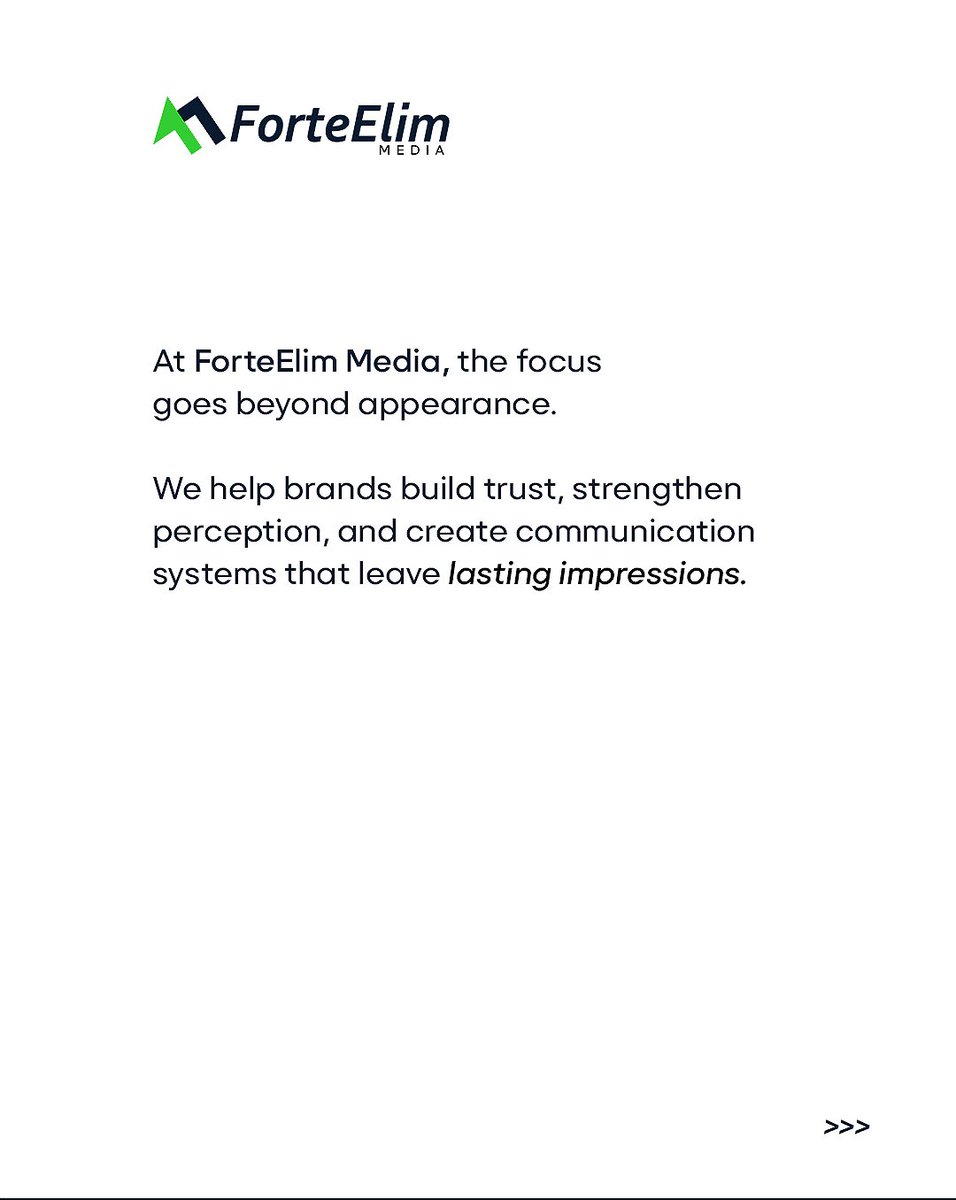 ForteElimMedia's tweet photo. We help you match your visibility with a strong brand structure - call it brand positioning. 

Your appearance matters as much as your inner structure. 
We are your brand builder! 

This is Forte Elim Media. 

#explorepage 
#explore 
#ForteElimMedia 
#media 
#brandstrategy https://t.co/ntYuvvtgiP