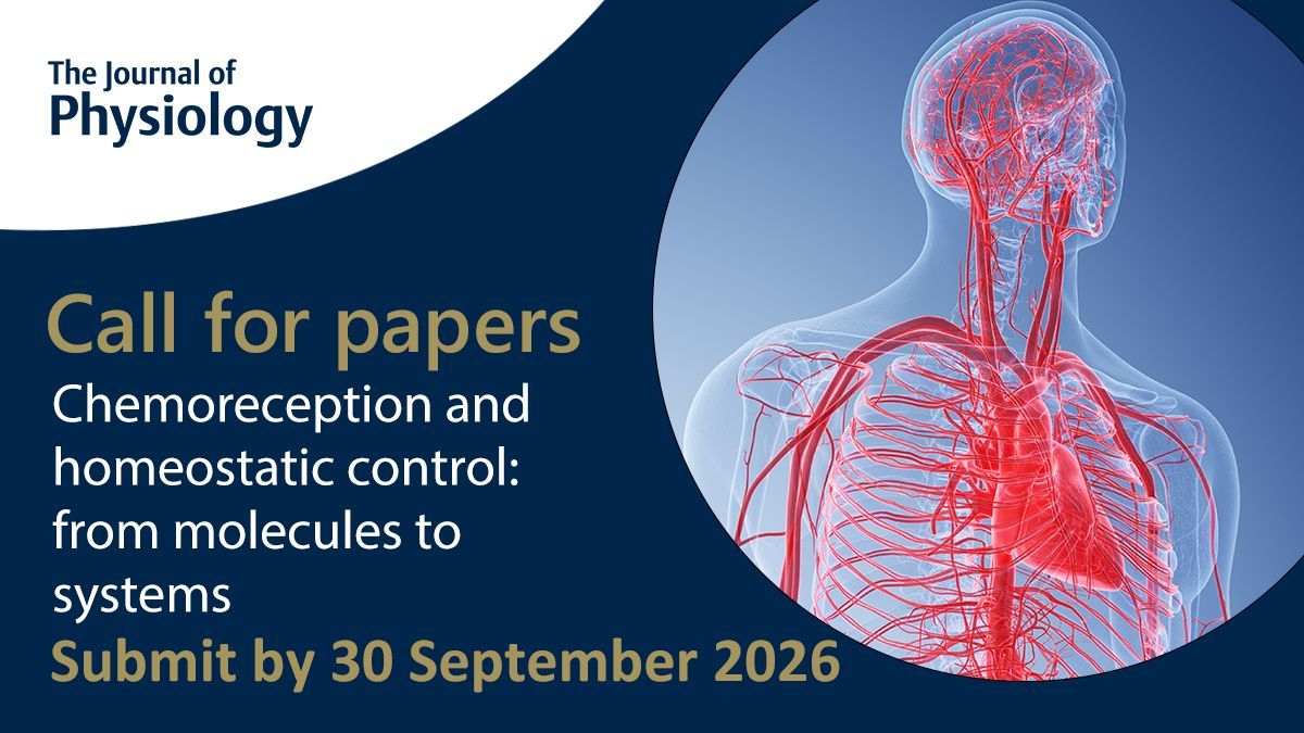 JPhysiol's tweet photo. π’ Call for Papers! π’
This special issue will collate the latest findings in the field of #chemoreception as it relates to cardiorespiratory, autonomic and metabolic physiology and pathophysiology.
For the full list of topics and how to submit ποΈ
π https://t.co/QCv5JfkTcO https://t.co/a3oJTcXIt3