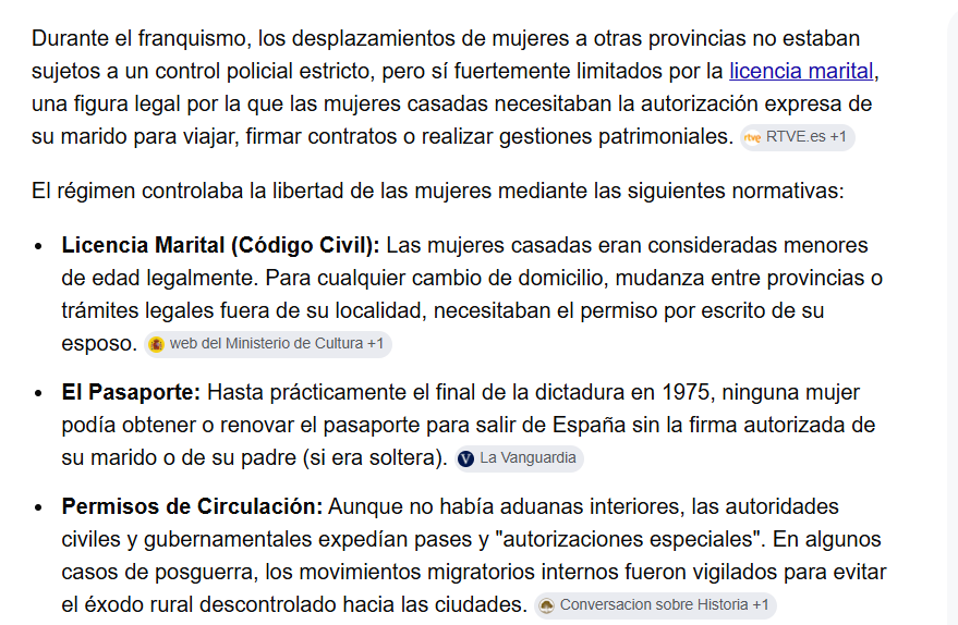 Elcolgado5's tweet photo. @Democracia__Ley @LaRevuelta_TVE En una España que la mujer la consideraban menor y no podia disponer ni de su herencia, ni podia tener una cuenta corriente sola a su nombre, para trabajar u otras cosas te tenian que autorizar tu padre, hermano o marido, asta para viajar en tren de una provincia a otra. https://t.co/h7a41TbogC