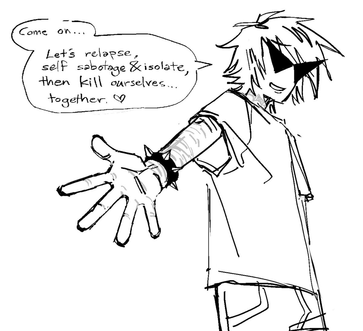 greeen2me's tweet photo. im like those dudes who eat dinner w their dakimakuras. but severely clinically depressed https://t.co/gm7wwwU0FX