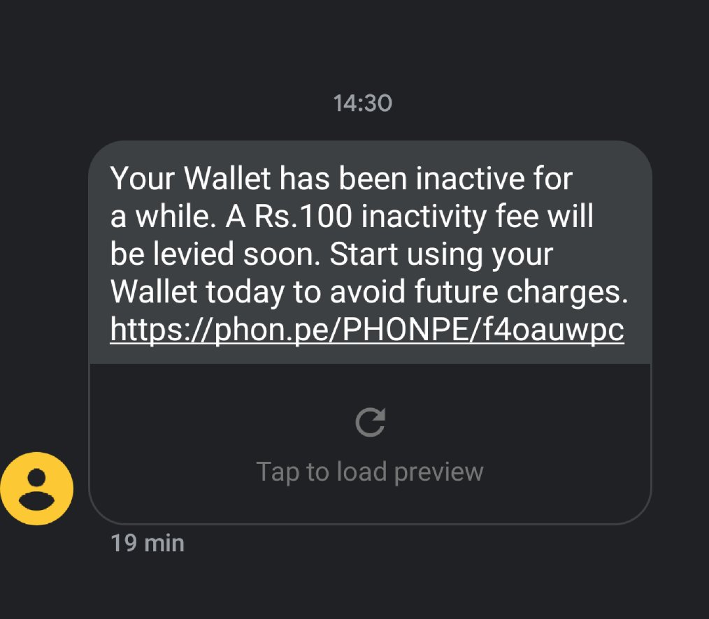 djayriaan's tweet photo. @PhonePe what exactly does this mean? Its my wish whether i want to use your services or not. Not to mention the the substandard n mediocre quality of ur services u offer. Charging Rs100 for what exactly? If you dont like it, u shut it down. @RBI @rbi https://t.co/HL0k12pTHh