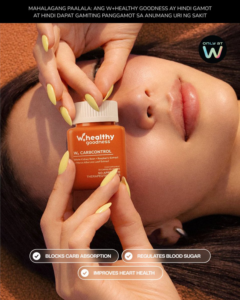 WatsonsPH's tweet photo. Own your goals with confidence. W+ Carbcontrol supports your wellness goals, so you can focus on feeling good and living well. 🧡

#WatsonsPH #ASWatsons185 https://t.co/a0i6Oru4fR