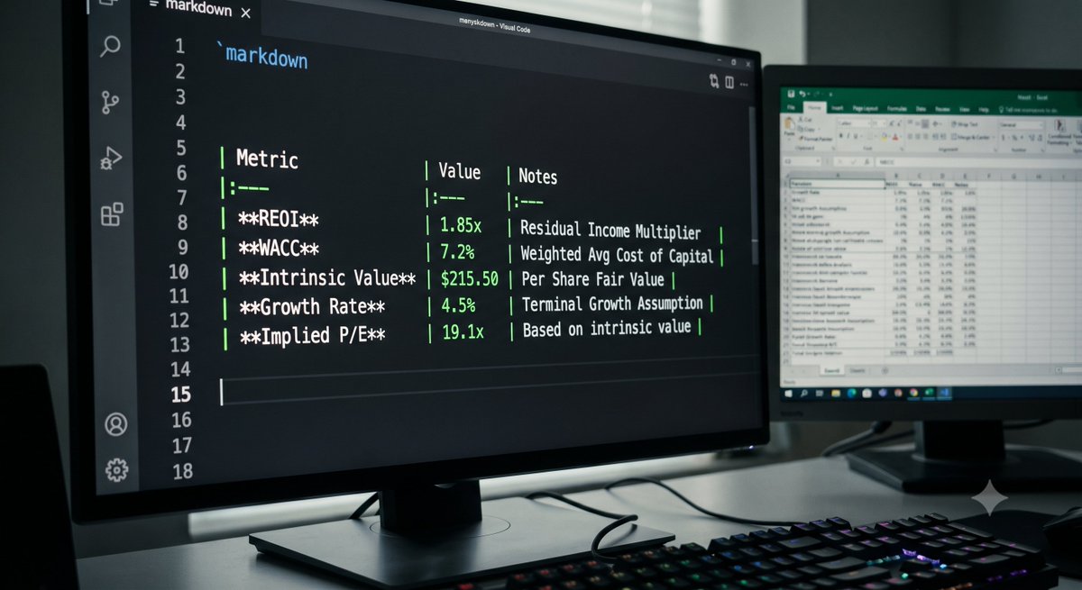 agentladle's tweet photo. Tired of building REOI valuation models manually in Excel? 📉

Meet mcp-reoi: An open-source engine that gives your AI (Claude/Cursor) institutional-grade financial math powers! 🚀📊

✅ Multi-stage forecasts ✅ Automatic WACC & Terminal Value ✅ Zero config via uvx

Try it out here 👇 🔗 https://t.co/m2YChbwfkP

#FinTech #AI #MCP #OpenSource #Python