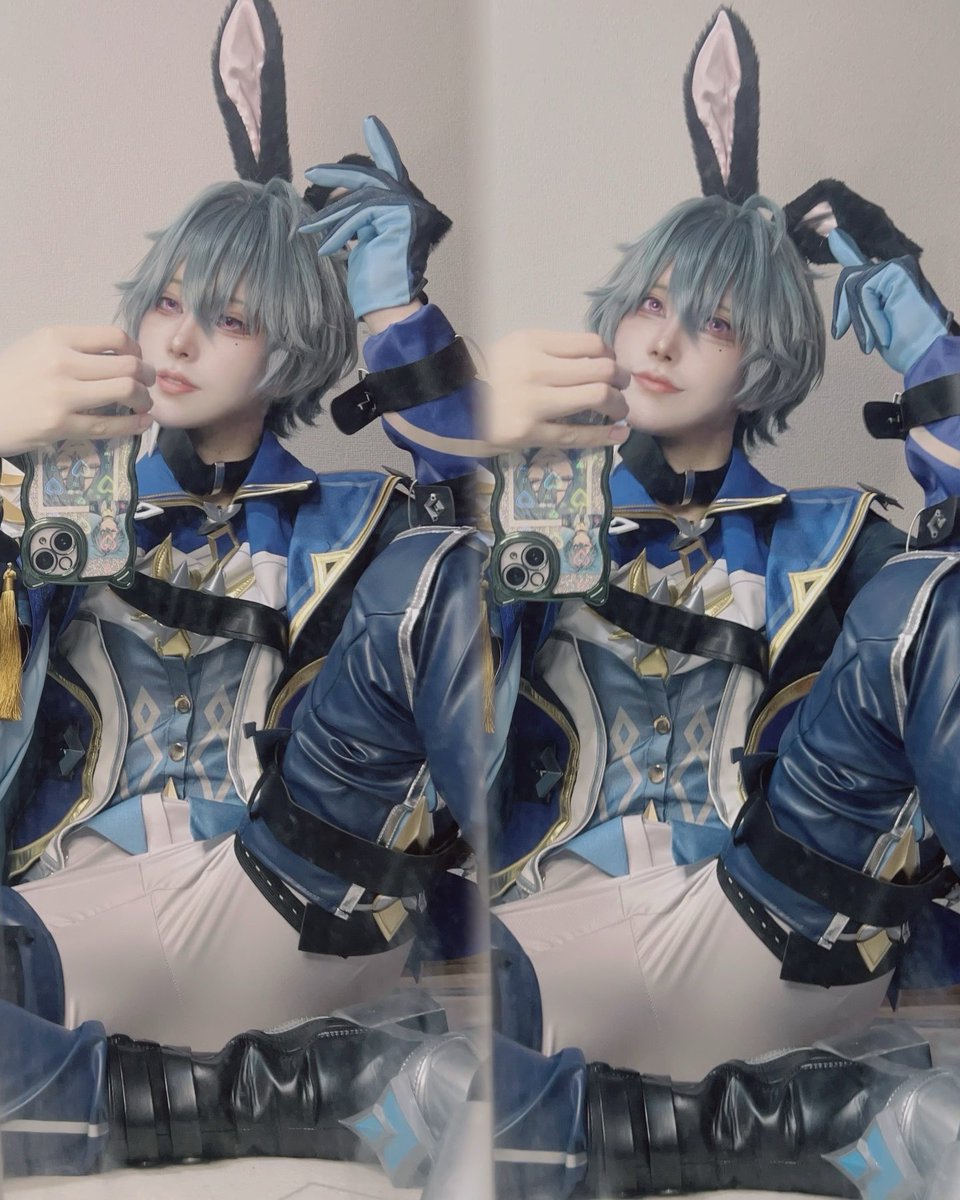 kuromint_cos's tweet photo. 騎士兎🐇🔷(？)   #Lohen https://t.co/Vm3BsKB8uw