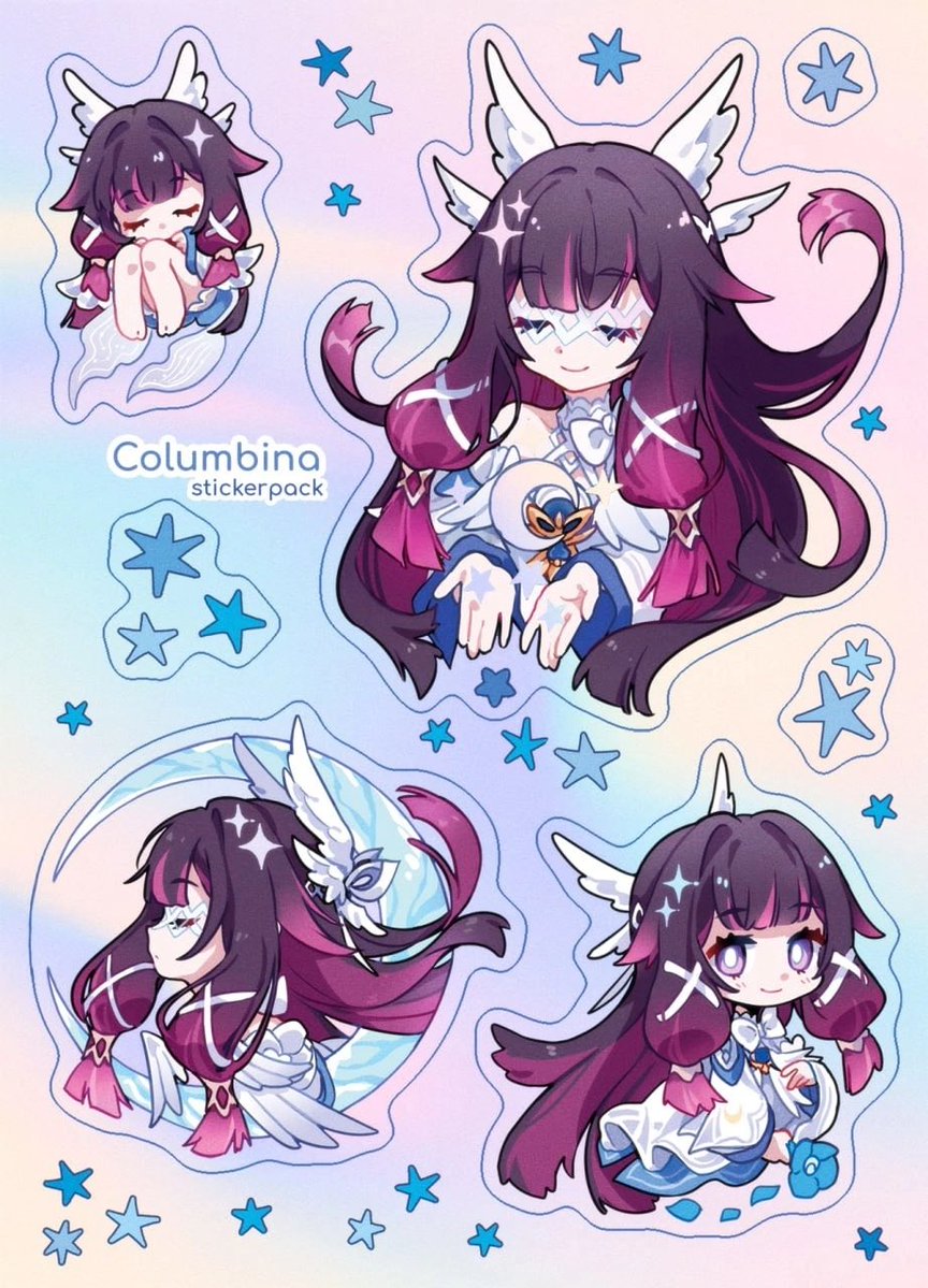 「Columbina #genshinimpact」|akerohoshi ❄ commission openのイラスト