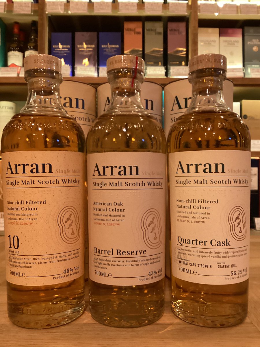 Arran】 スコットランド・アラン島のウイスキー 1995年に創業した比較