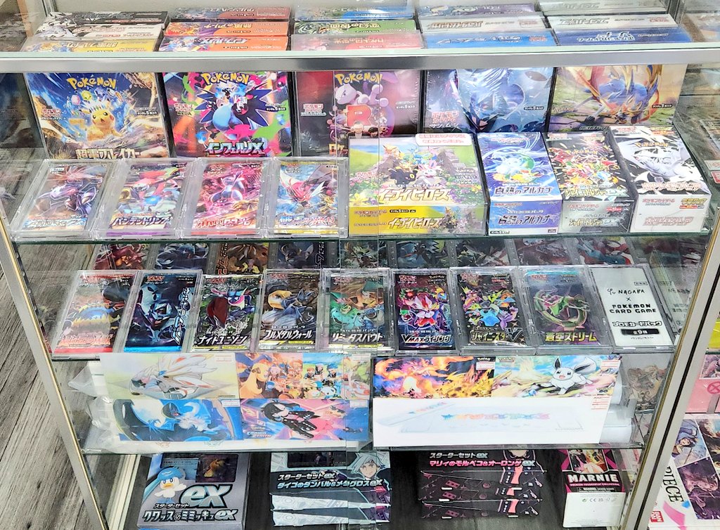 ACE販売情報❗』🐧 ショーケースの中身潤いました🆙 ポケカ、ワンピ