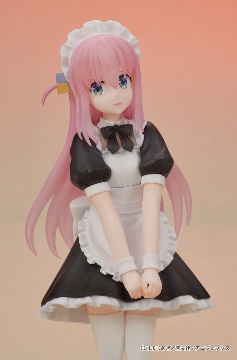 DIGjpn_official's tweet photo. \\ 好評予約中!//
アニメ「#ぼっち・ざ・ろっく !」より、
秀華祭のメイド服姿の後藤ひとりが、 #DIGSTA で登場。
DIG公式オンラインストア購入特典にて、
『美味しくなる呪文用差し替えパーツセット』が付属‼️
ご予約はこちら💻
URL:https://t.co/sPRfsrkdzA https://t.co/O0frydnP6j