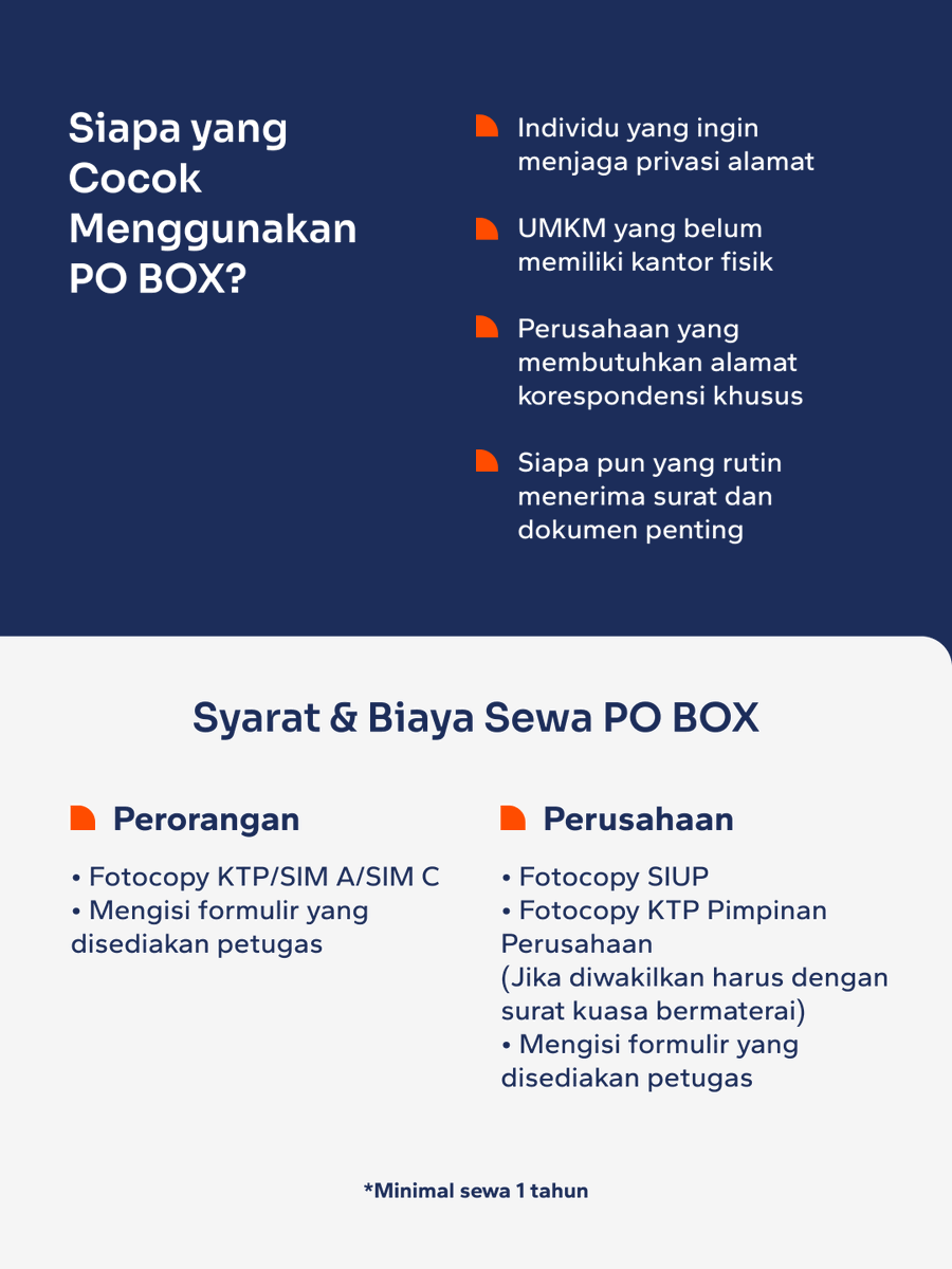 PosIndonesia's tweet photo. Lewat layanan PO BOX PosIND, Sahabat dapat menikmati privasi yang lebih terjaga serta alamat korespondensi yang lebih profesional.📬

Sahabat sudah pernah kirim surat atau paket ke PO BOX belum?

#PosIND
#Danantara
#MelayaniSepenuhHati
#POBox
#KirimSurat https://t.co/MUrIJmJLTU