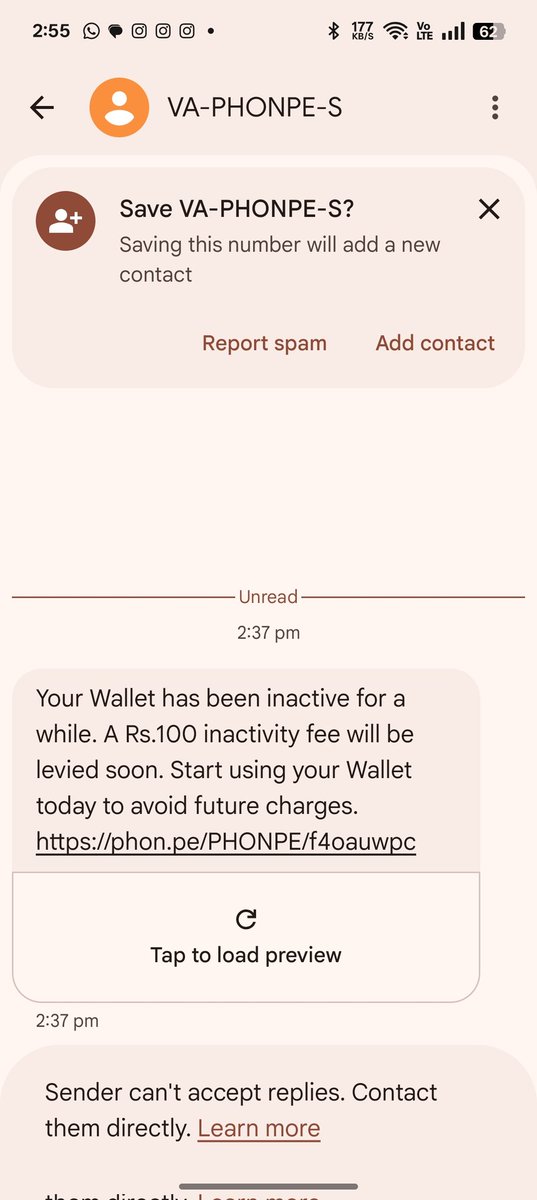 Bg_pratheep's tweet photo. @PhonePe @PhonePeSupport 

I'm received an SMS stating that I would be charged for a feature which never mentioned about the fees in the moment we sign up for.

And upon Opening the feature, You are forcing the Users to do a KYC to retrieve their documents.

Isn't it predatory? https://t.co/PuKRsOORPs