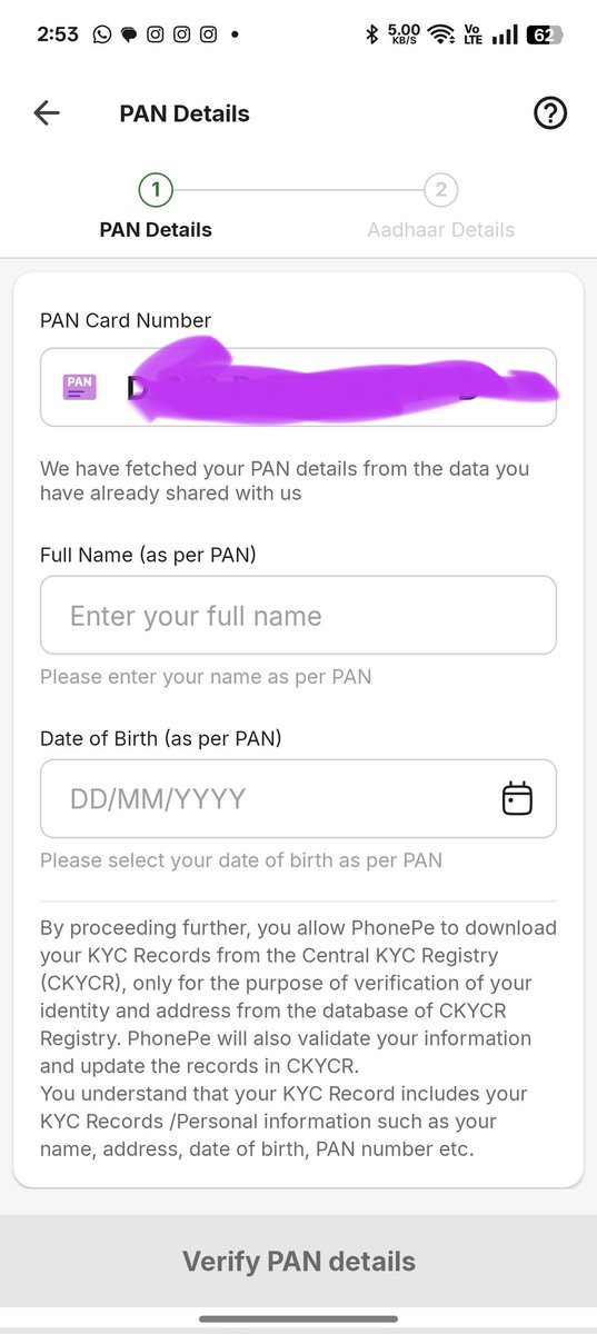 Bg_pratheep's tweet photo. @PhonePe @PhonePeSupport 

I'm received an SMS stating that I would be charged for a feature which never mentioned about the fees in the moment we sign up for.

And upon Opening the feature, You are forcing the Users to do a KYC to retrieve their documents.

Isn't it predatory? https://t.co/PuKRsOORPs
