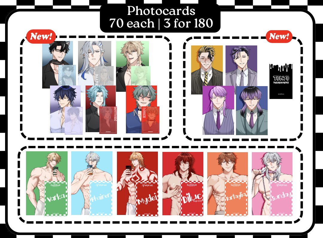 annakumo's tweet photo. Added a Lohen and Bonten trio + Hanma photocard ~ https://t.co/LfzJhanqzZ