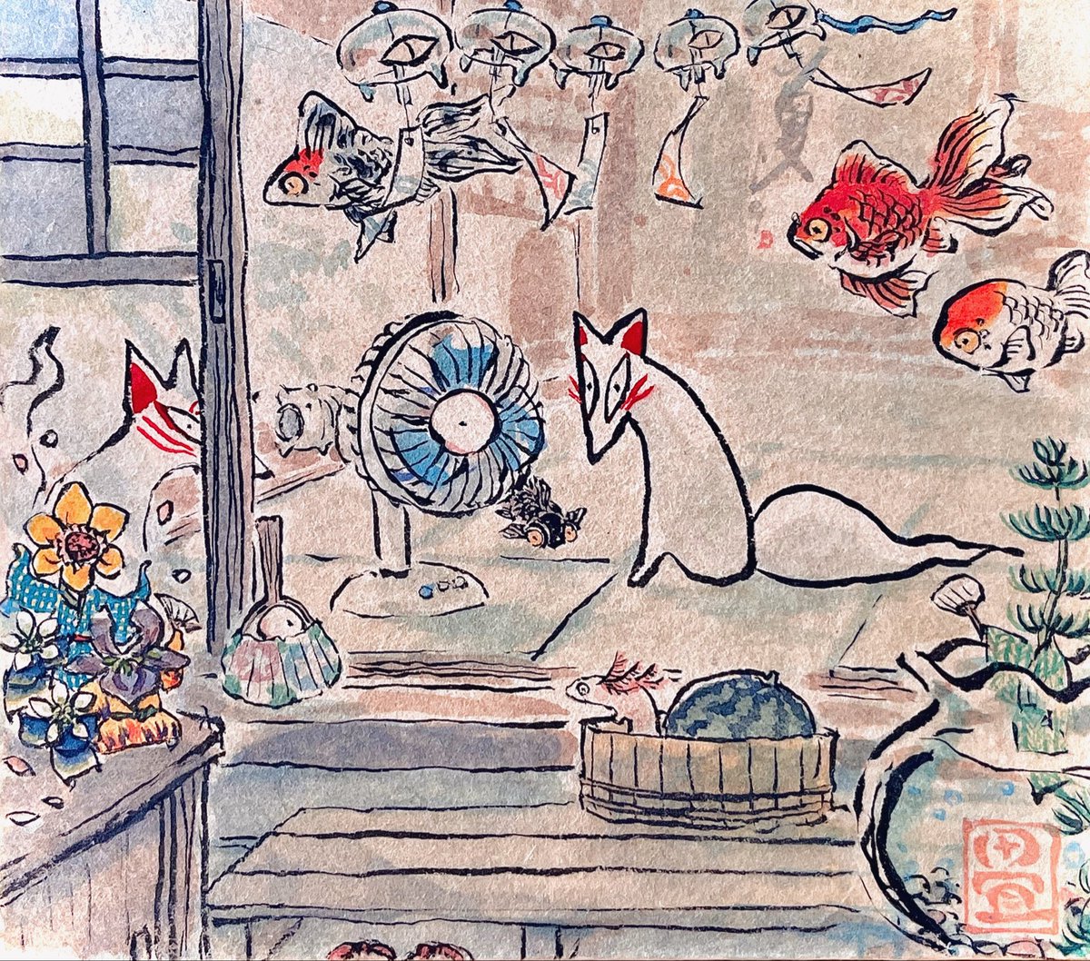 花日和 畳 tweet media