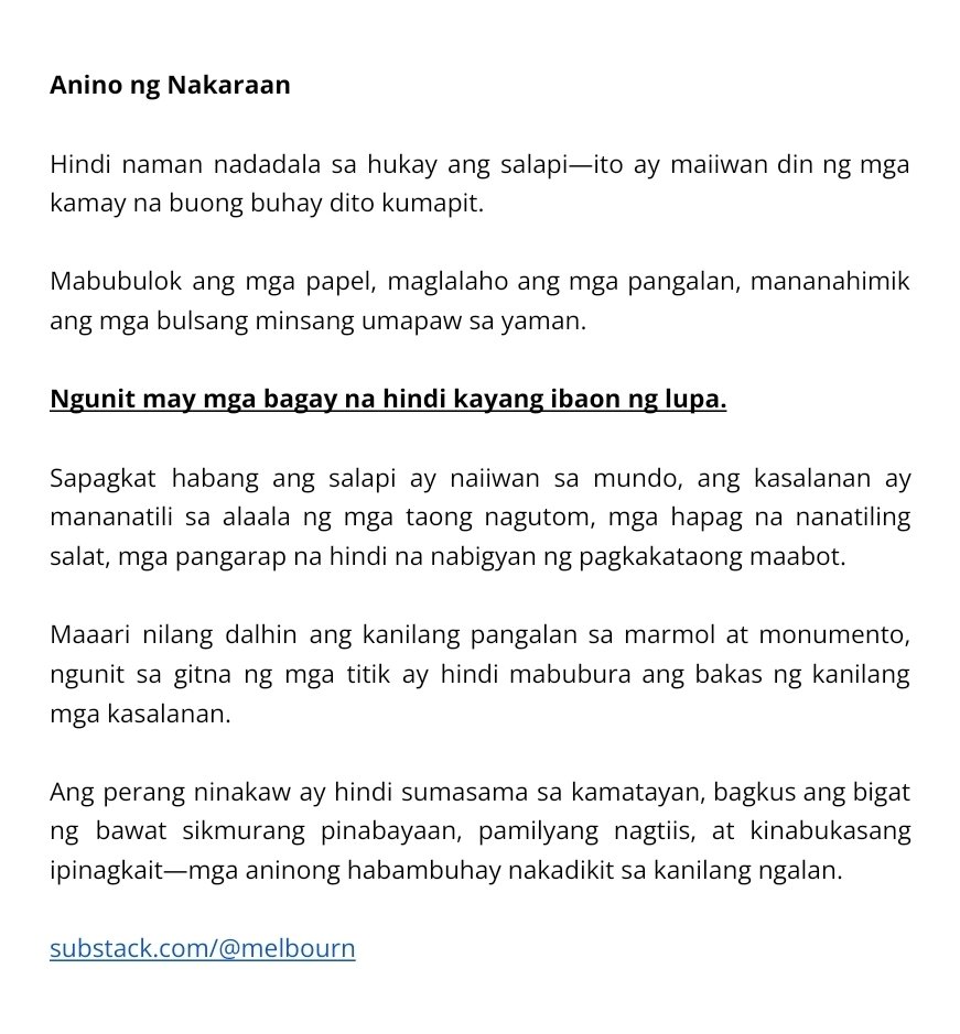 sikoloheasta's tweet photo. hindi naman madadala yung pera sa hukay pero yung kasalanan habang buhay na nakadikit sa kanila 

:p https://t.co/J9gOuGhML1