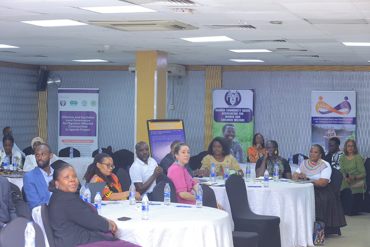 samina1snd's tweet photo. SHE LEADS emphasizes the need to include refugee and host community women in decision-making processes. Their evidence and lived realities should guide policies and investments affecting them.
#SheLeads 
#LEADUganda https://t.co/ckwkyaPzdo