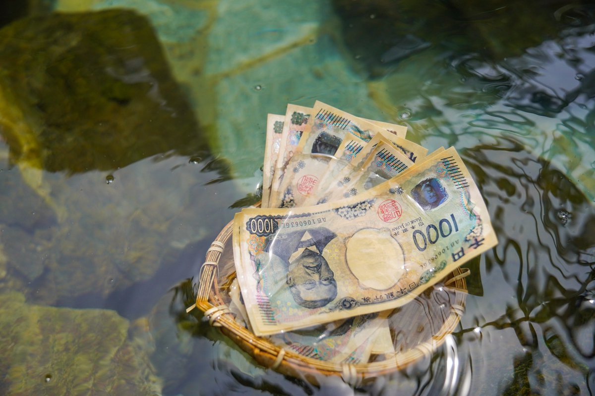 H80Qi's tweet photo. 初の銭洗い気分スッキリ💸 ͗ ͗

この後…
ザルが沈んで焦りました😂 https://t.co/00FYWKgmzc