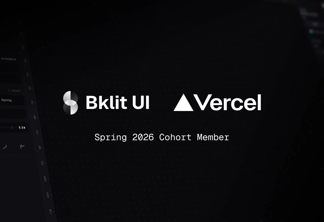 Bklit x Vercel OS Program - Spring 2026 Cohort