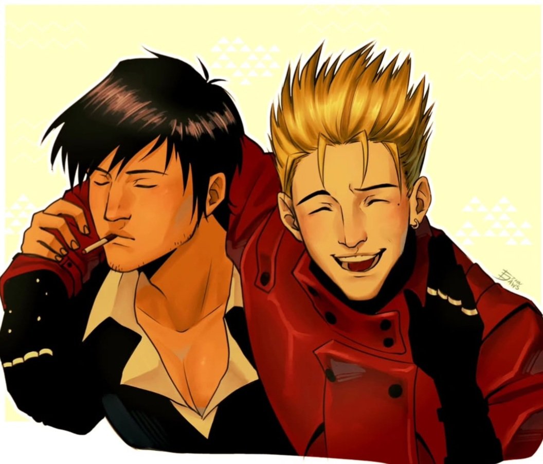 EthnArt's tweet photo. Buddies 🕴️
I already post it on IG but i will try to post here too

#vashthestampede #trigun #wolfwood https://t.co/EFDAnjetx6