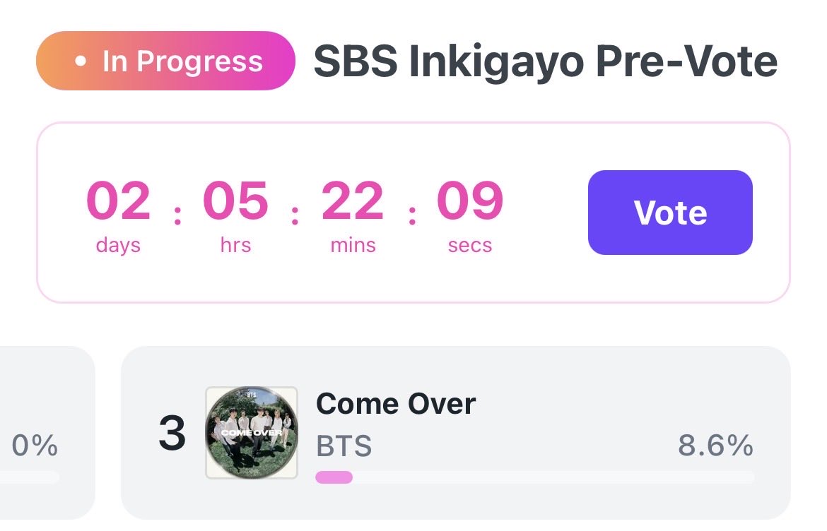 hansa_dul_set's tweet photo. Vote for Come Over in Inkigayo prevote on LiNC app 

🔗 https://t.co/71U0ak0pqu https://t.co/YKJ4wfRApn