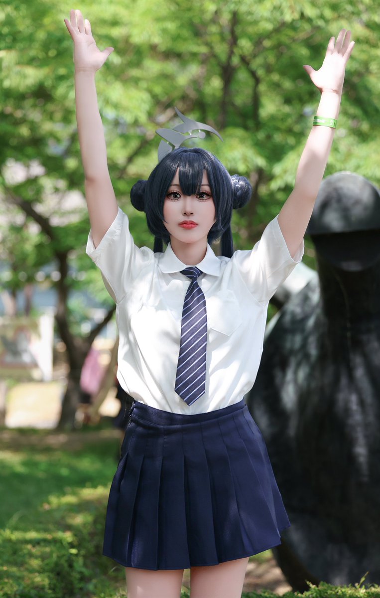 deepchocos's tweet photo. 쭉쭉 체조🙌🏻
#ブルアカ #BlueArchive #竜華キサキ https://t.co/tOCf8p9Ejr