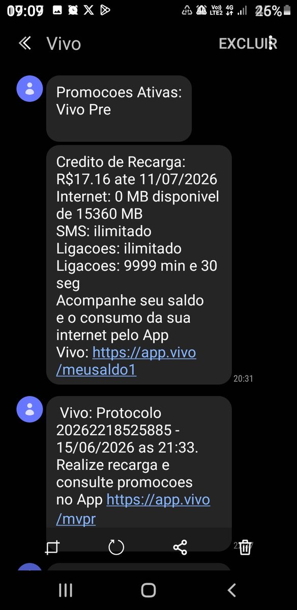 TBCBRASIL's tweet photo. @vivobr VER analisar e períciar os N°s de protocolos e gravações das conversas com atendentes da @vivobr em anexo VC'S conseguem ver os N°s de protocolos em anexo.???? CASO contrario até a próxima FRAUDE s/solução  @proconspoficial @MPF_PGR @AnatelGovBR @apacont_org_br @DNDConsumidor https://t.co/CPLhzWg7VW