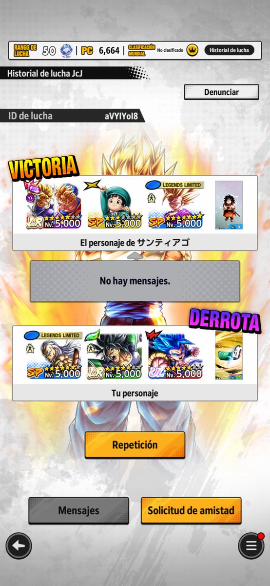 Jossessito1's tweet photo. @DokamYt No se, yo tire por trunks y gohan duales y nada pero es que seguir tirando, lo malo es el favoritismo de legends con los rivales que a uno le tocan se supone que le gané y perdí a la misma vez https://t.co/0eoFQUicS8