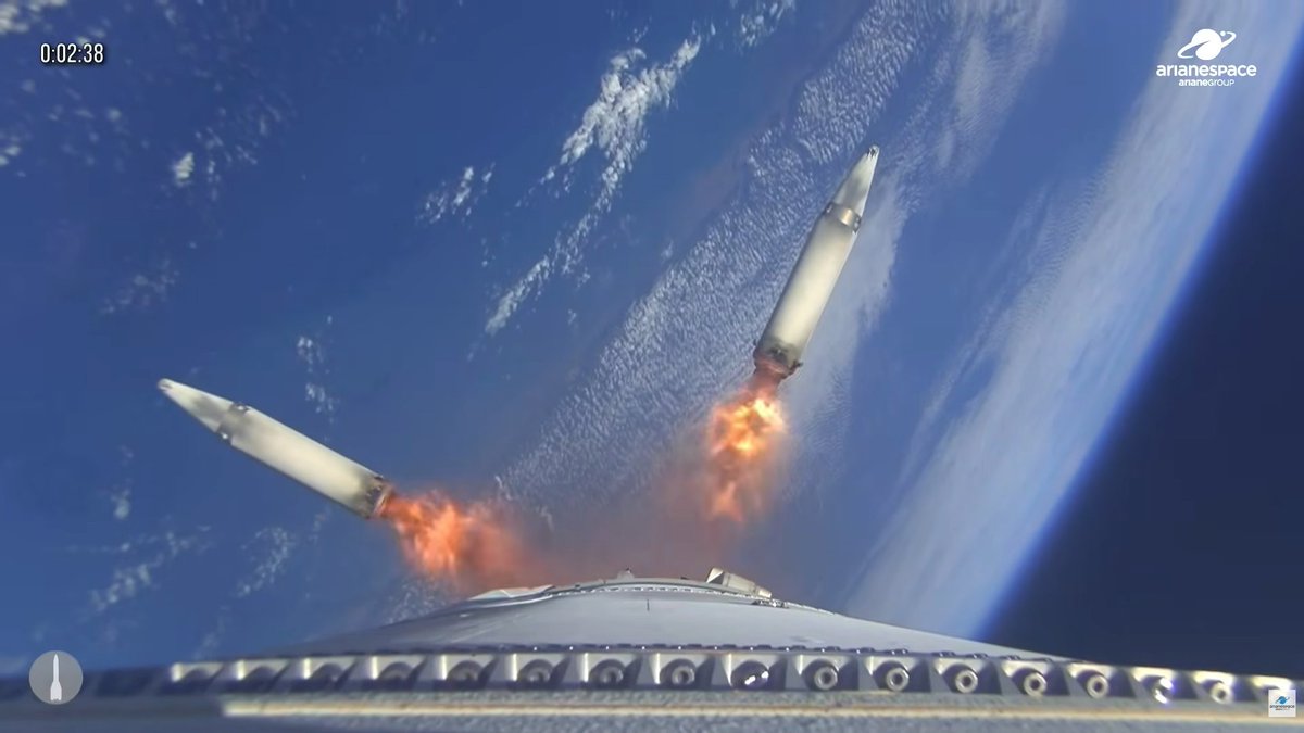dlxinorbit's tweet photo. #Ariane #Arianespace #CSG #Amazon #AmazonLeo https://t.co/tLrAH5L5rx