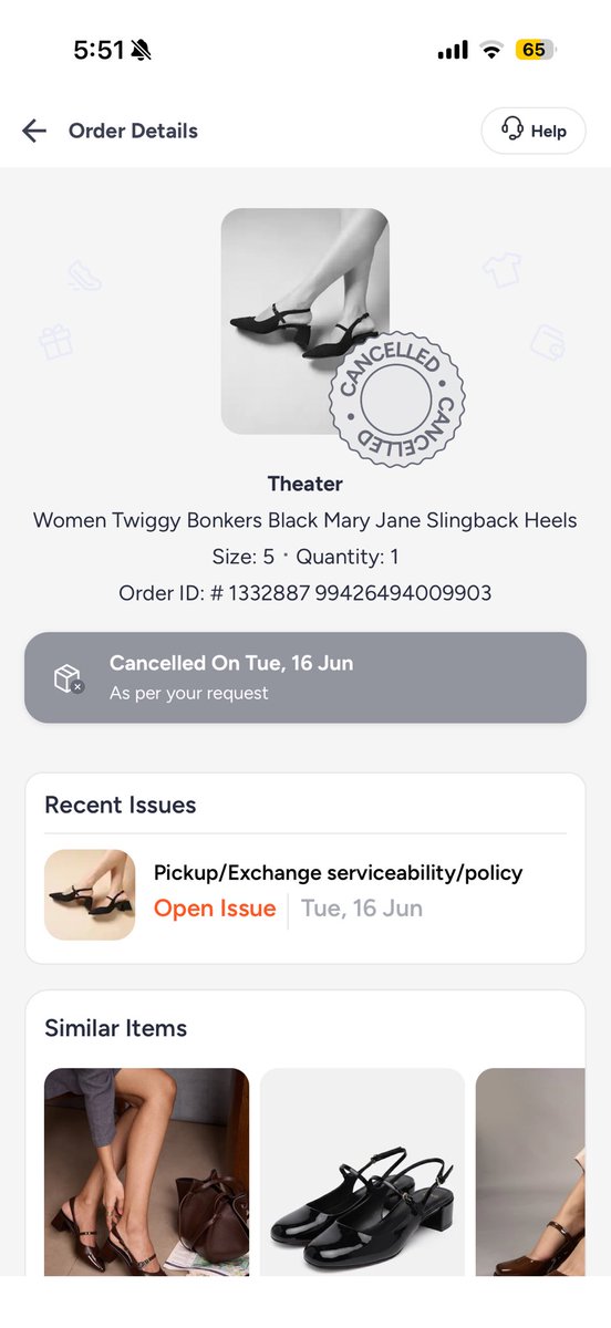 ShashankDzx's tweet photo. @myntra I received the same pair of footwear from Myntra. When I raised the exchange request, they cancelled it from their end. Now the portal says the exchange period is over. No wonder this is a company of another flop company - Flopkart. https://t.co/hwDDH7G2Ok