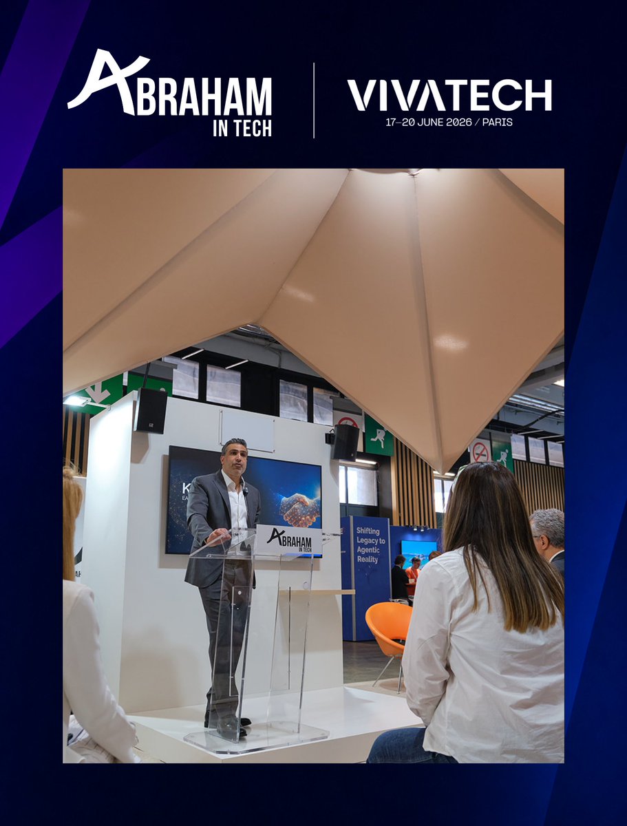 abraham_intech's tweet photo. The conversations never stop.

AI.
Cyber.
HealthTech.
Climate Tech.

And plenty of new connections being made at the Abraham in Tech Pavilion.

#AbrahamInTech #TechForPeace #VivaTech https://t.co/jDFA30QrYy