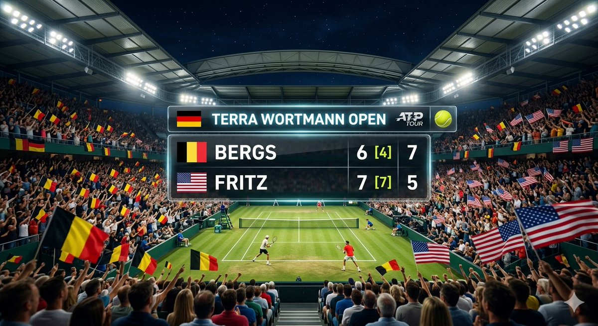 JuanPTeixeiraCM's tweet photo. ATP 500 de Halle 🎾🇩🇪 | Ronda 1️⃣

Segundo sets en el Heristo-Arena

Bergs 🇧🇪 6️⃣ [4️⃣] | 7️⃣
Fritz 🇺🇸 7️⃣ [7️⃣] | 5️⃣

#ATP #ATP500 #TerraWortmannOpen #Halle #Alemania #Bergs #Fritz #Belgica #EstadosUnidos https://t.co/sK4asB2plm