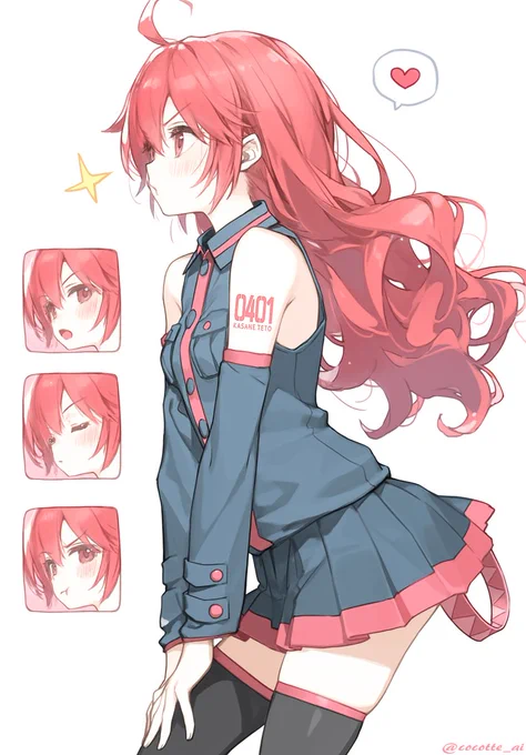 #重音テト 髪をおろしたテトさん