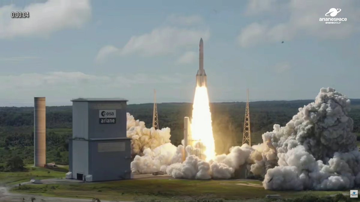 dlxinorbit's tweet photo. Décollage
#Ariane #Arianespace #CSG #Amazon #AmazonLeo https://t.co/EHyqsmyVji