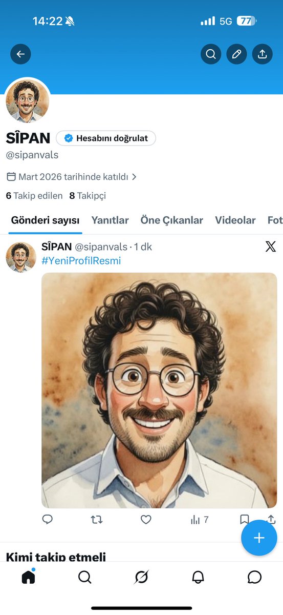sipanyeni6's tweet photo. Maalesef bu hesabım da TC’den engellendi. Bir arkadaştan yeni hesap aldım yeni hesabım @sipanvals olacak ! Lütfen hesabımı paylaşarak dolaştırın. https://t.co/1uAbv5RGUr