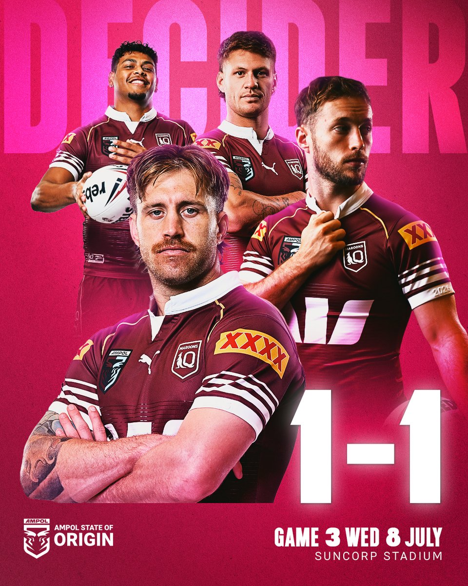 NRL's tweet photo. DECIDER BOUND 🔴🔵 https://t.co/CZBWLA92s1