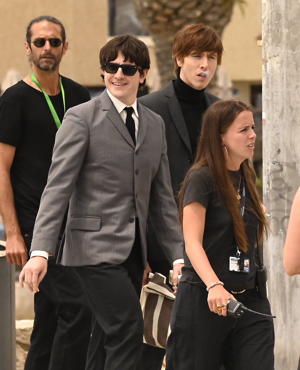 mescalarchive's tweet photo. Paul Mescal and Harris Dickinson on the set of ‘THE BEATLES’ biopics in Spain https://t.co/sH2fp1bVSg