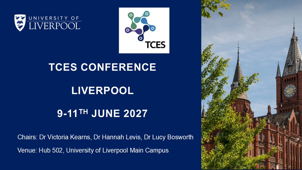 tissuecell's tweet photo. Save the date! #TCES2027 
See you in #Liverpool https://t.co/pzWS1ZIvAM
