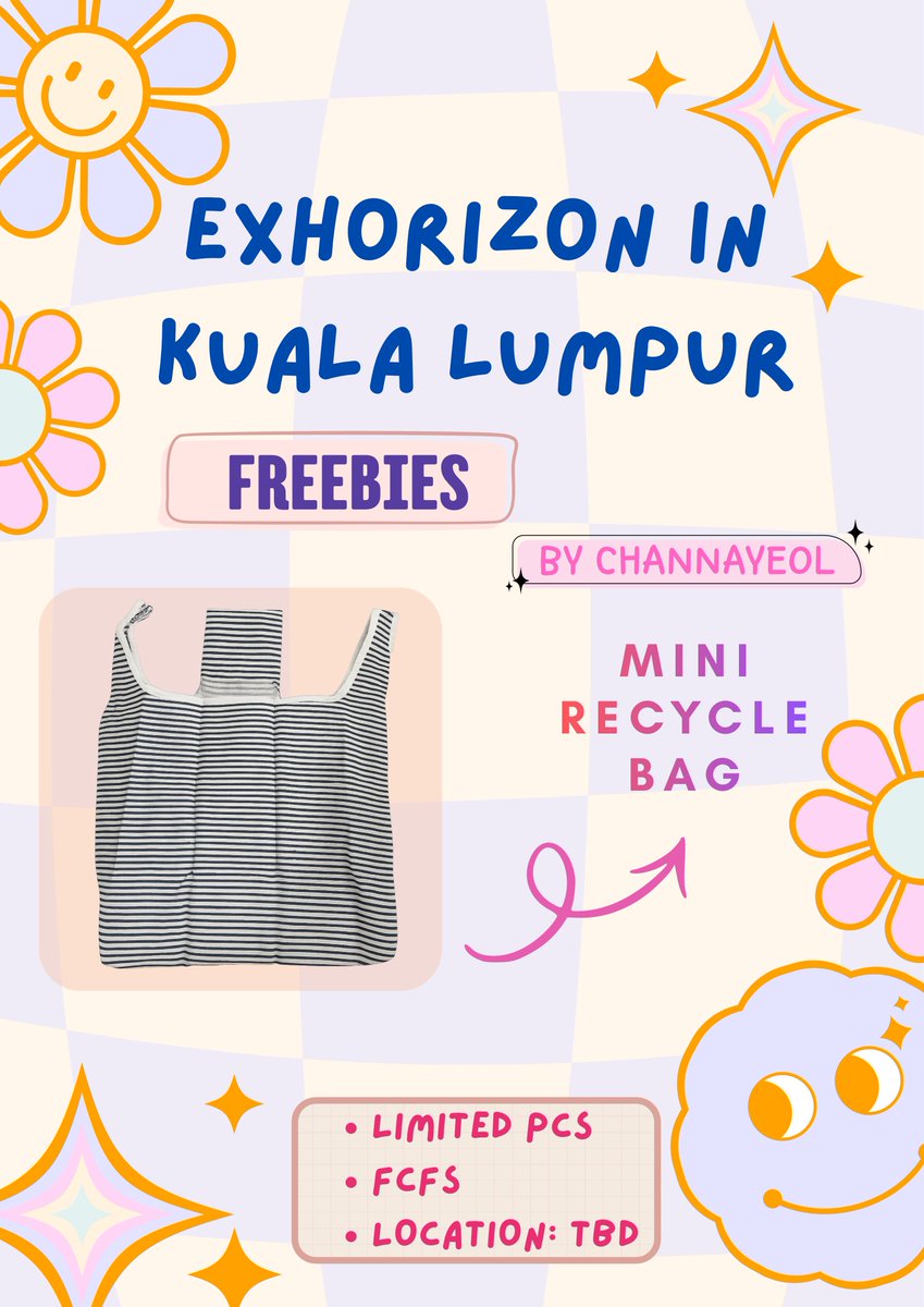 channayeol's tweet photo. A small-last minute freebies for #EXHORIZONinKL #EXOinKL 

Lepas dah collect freebies nanti mesti penuh tangan kan. So this bag is for you ❤️ 
But this bag is very2 limited. 

Will let you know once im at the venue https://t.co/B2iKhP0haq