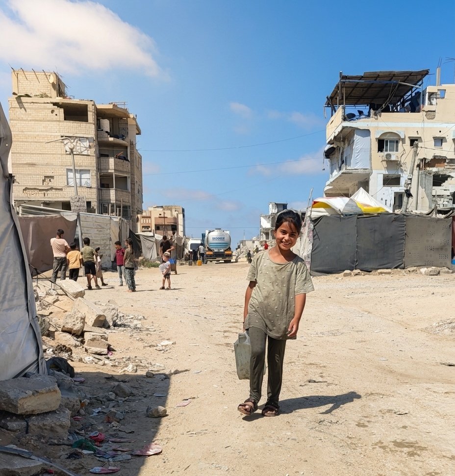 w_ael1so's tweet photo. My younger sister... she grew up too fast, her childhood stolen away in water queues. The suffering in Gaza is beyond words! 💔🥺

Where is humanity?!
Please talk about Palestine 🇵🇸
At least participate 🙏🏻
Help us through the link below 👇🏻
https://t.co/HeqmKgGPoa https://t.co/VVzYh39FQh