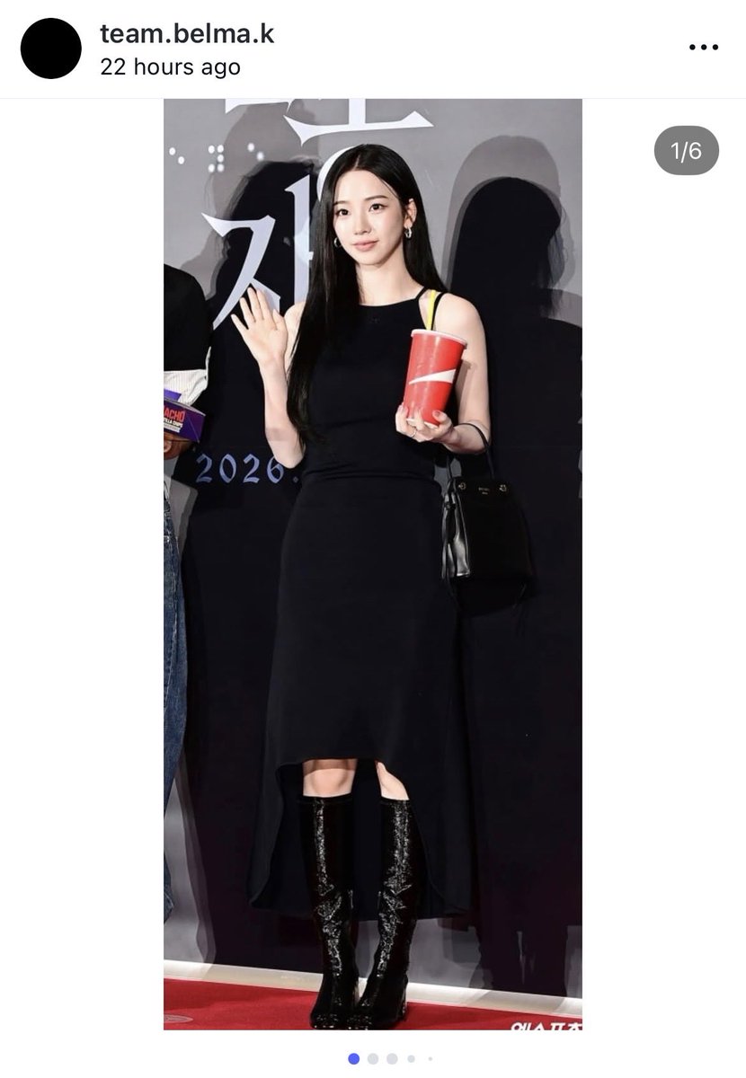 rinasarchive's tweet photo. It appears that Belma Kang styled #KARINA for “The Eyes” VIP Press Conference, as she shared photos of Karina’s look on her instagram story.
Team Belma Kang (the styling team founded by Belma Kang) also posted about Karina’s look on instagram.

For reference, Belma Kang is also the stylist of actress Shin Mina in addition to actress Mun Ka Young.

#KARINA #aespa #카리나 #カリナ