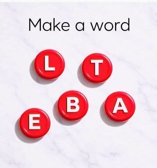 Iearnthingss's tweet photo. Can you make a word? https://t.co/qSZswsoy7r