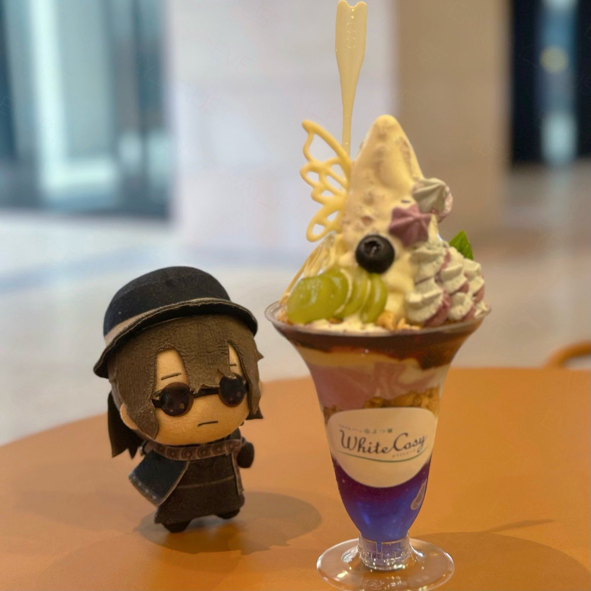 everyday_faust's tweet photo. ふふ ぼくいろの パフェだ
#まほやく_ぬい https://t.co/vIbyeskkcd