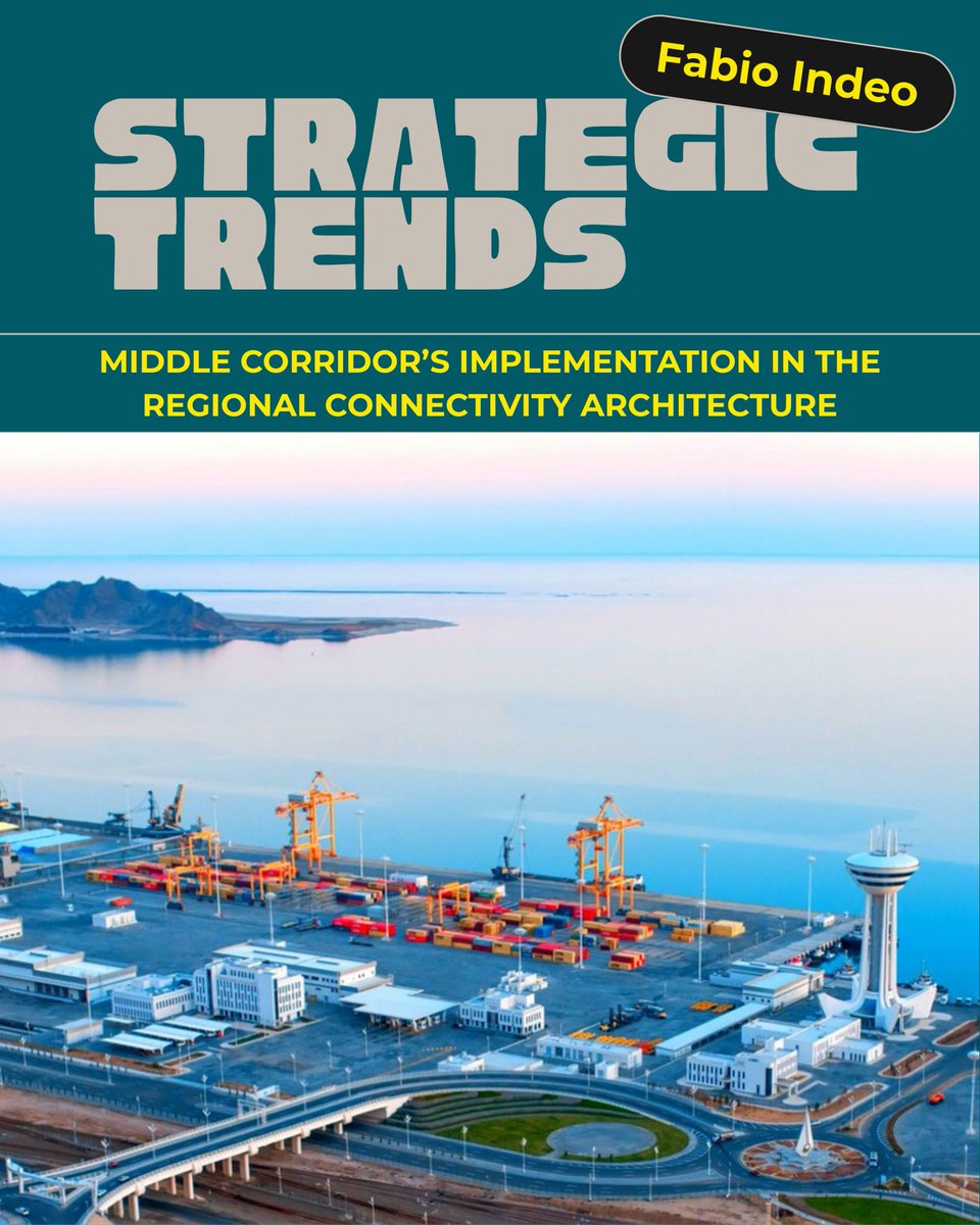 NATOFoundation's tweet photo. The Middle Corridor is becoming a key link between Central Asia and Europe, driven by major investments and deeper regional cooperation.
But its long-term success will depend on preserving stability across the Caspian region.
🔗 Read Indeo's latest #StrategicTrend – link in bio. https://t.co/nw5R8XIapv