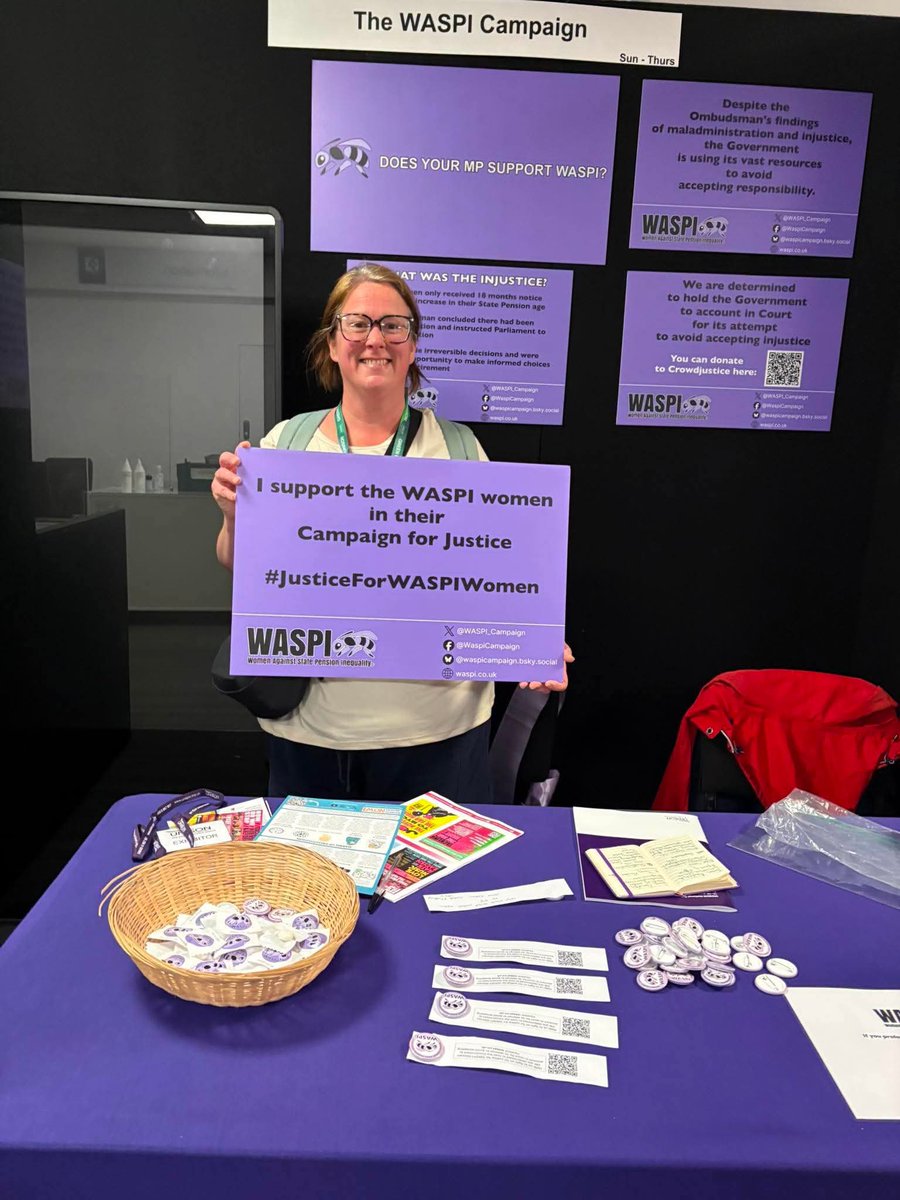 WASPI_Campaign's tweet photo. Claire Cabrini, Norfolk & Suffolk police branch, has tabled a motion in support. Motion 57 - #WASPI women denied Justice. Please vote for it in tomorrow’s re-prioritisation. #ulgc26
#undc26 And please come and meet us on our stand @unisontheunion https://t.co/eUW5sjTWo6