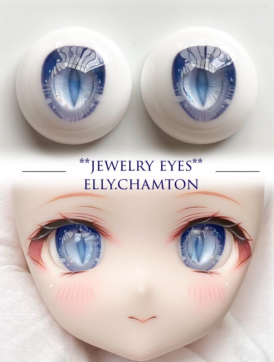 elly_chamton's tweet photo. 𝙴.𝙲

掛け合わせでうまれる
奥行きのあるアニメアイ✩︎⡱

#DD
#DDアイ
#レジンアイ
#ドールアイ
#ドルフィードリーム 
#いーちゃむアイ
#まりりっこ https://t.co/1i81DeuxU4