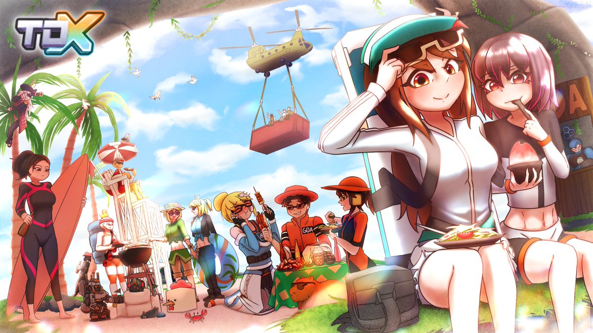 ThenormalG2316's tweet photo. Summer Holiday at Obscure Island🏖️
#robloxart #TowerDefenseX #TDX https://t.co/N7MzexBBBH