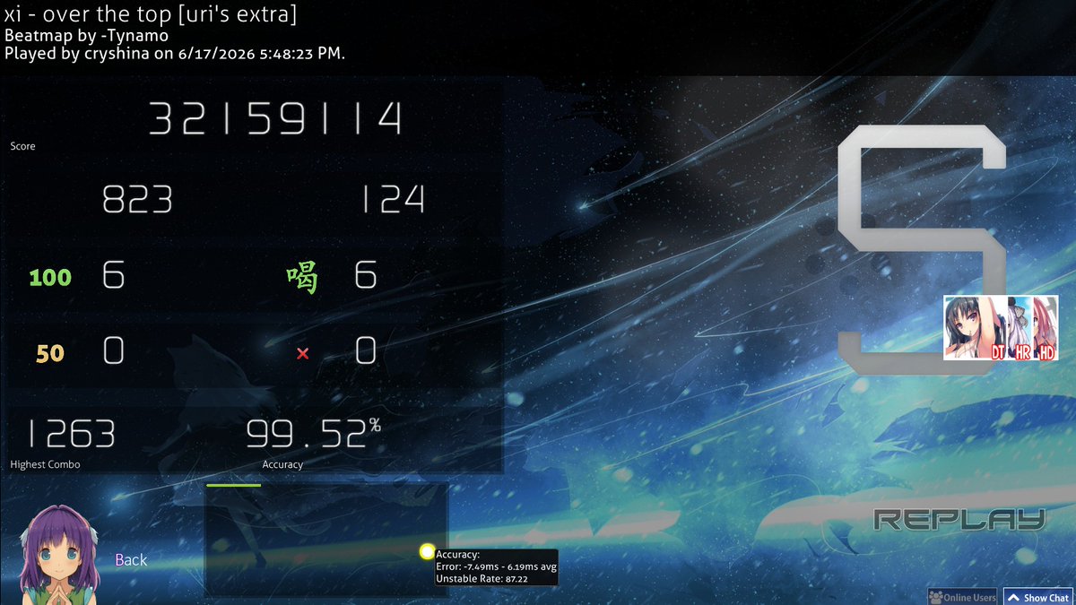 cryshina81's tweet photo. nice acc score https://t.co/XVBdkaHwne