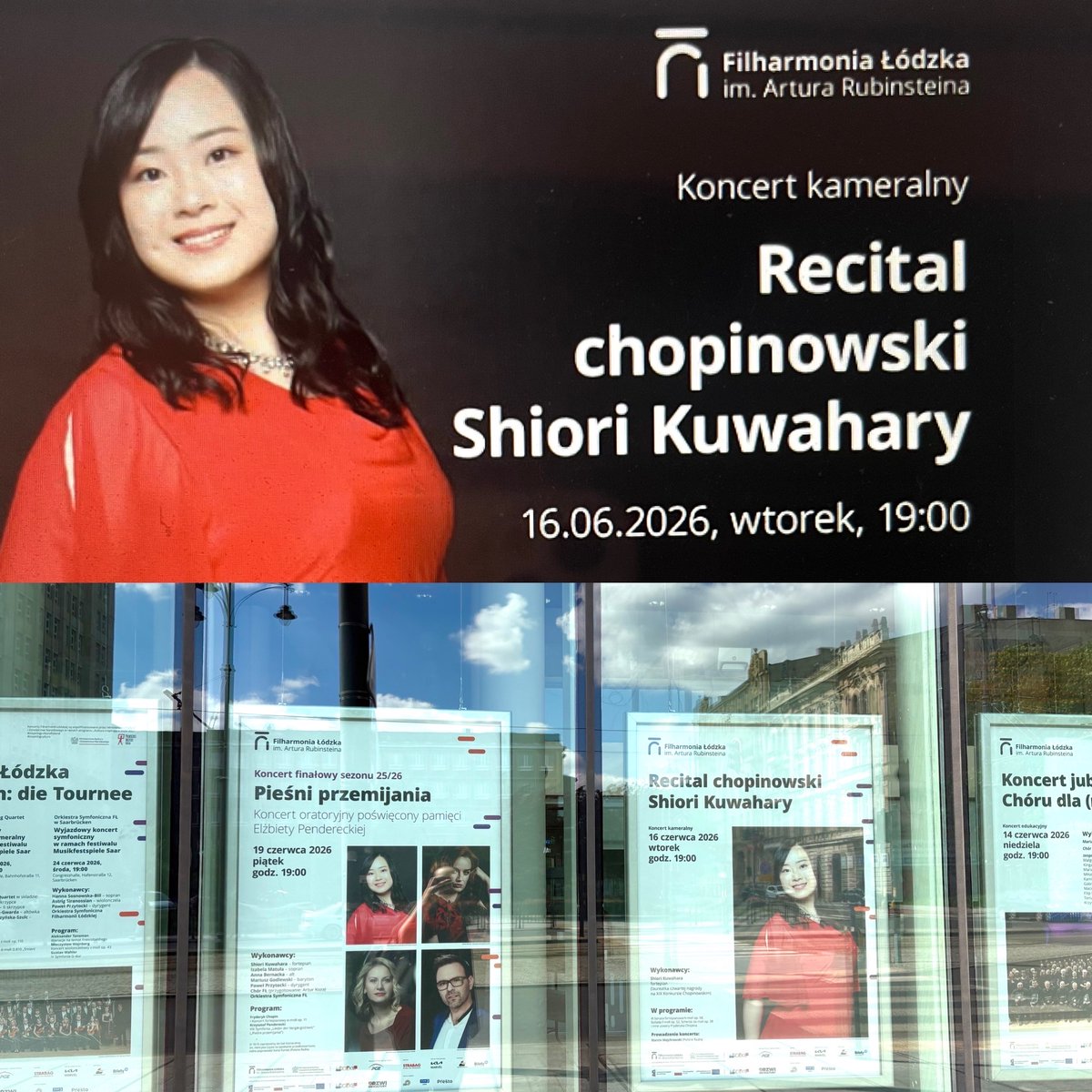 shiori_kuwahara's tweet photo. ポーランド🇵🇱ウッチに来ています。
動画メッセージ付きで投稿してみます❣️ https://t.co/fhi1ecrIW0