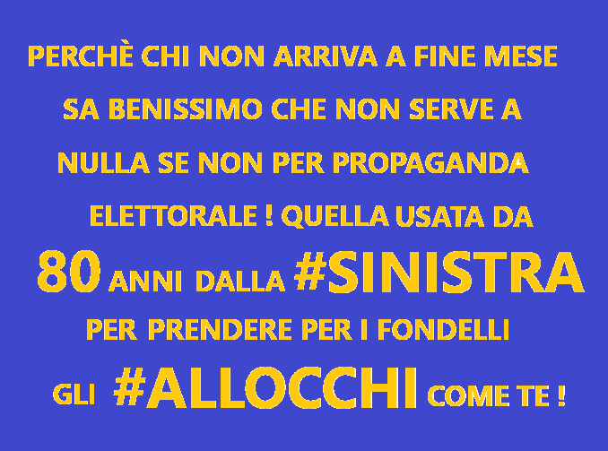 sergionebg's tweet photo. @LaPrimaManina Non pretendo che un #allocco capisca  ma tutti hanno pari diritto nel comprendere! Perché contrariamente ai #sinistrorsi non sono razzista https://t.co/EzwE4HvNJu